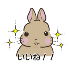 Rabbit "mocochan"3 sticker #15069694