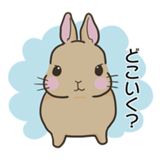 Rabbit "mocochan"3 sticker #15069695