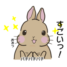 Rabbit "mocochan"3 sticker #15069698