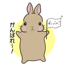 Rabbit "mocochan"3 sticker #15069699