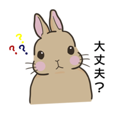 Rabbit "mocochan"3 sticker #15069711