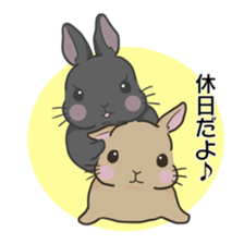 Rabbit "mocochan"3 sticker #15069715