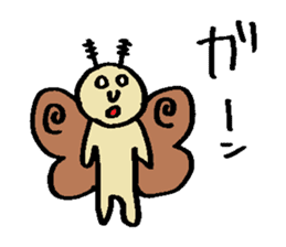 KAWAII butterfly sticker #15069848