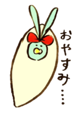 Four sisters of rabbits sticker #15069989