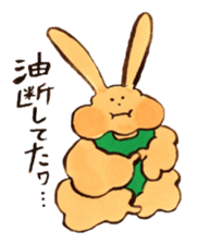 Four sisters of rabbits sticker #15069992