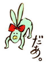 Four sisters of rabbits sticker #15070020