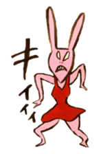 Four sisters of rabbits sticker #15070023