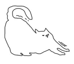 Melting Cat sticker #15070176