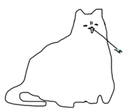 Melting Cat sticker #15070177