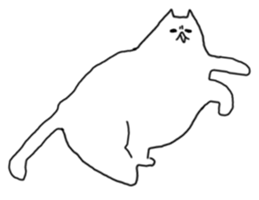 Melting Cat sticker #15070179