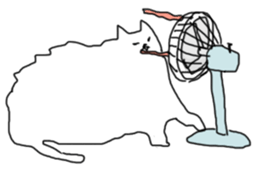 Melting Cat sticker #15070183