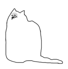 Melting Cat sticker #15070186