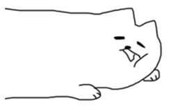 Melting Cat sticker #15070188