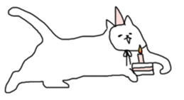 Melting Cat sticker #15070189