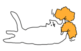 Melting Cat sticker #15070191