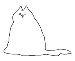 Melting Cat sticker #15070192