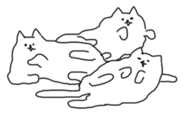 Melting Cat sticker #15070195