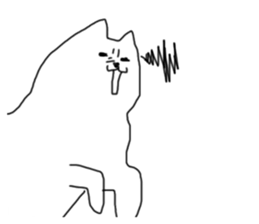 Melting Cat sticker #15070196