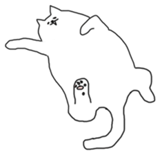 Melting Cat sticker #15070205