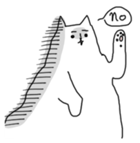 Melting Cat sticker #15070206