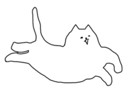 Melting Cat sticker #15070208