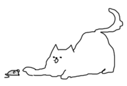 Melting Cat sticker #15070209