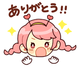 alien girl 1 sticker #15071228