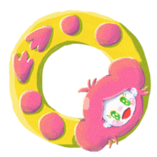 The girl with messy hair sticker #15071324