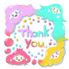 The girl with messy hair sticker #15071328