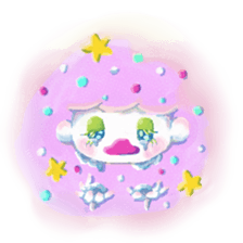 The girl with messy hair sticker #15071343