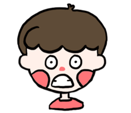 Natural roll boy can also be very cute sticker #15071359