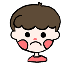 Natural roll boy can also be very cute sticker #15071360