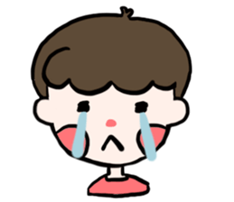 Natural roll boy can also be very cute sticker #15071368