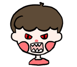 Natural roll boy can also be very cute sticker #15071371