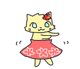 cat&mochi sticker #15071718