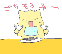 cat&mochi sticker #15071727