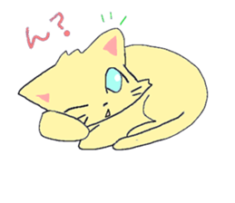 cat&mochi sticker #15071746
