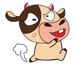 Lovely Dairy Cow Multiple Personality sticker #15071843