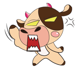 Lovely Dairy Cow Multiple Personality sticker #15071858