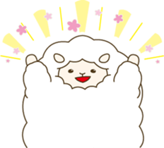 mofu mofu sheep sticker #15071980