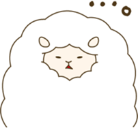 mofu mofu sheep sticker #15071983