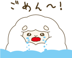 mofu mofu sheep sticker #15071992