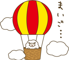 mofu mofu sheep sticker #15072000