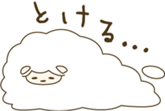 mofu mofu sheep sticker #15072003