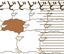 mofu mofu sheep sticker #15072010