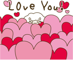 mofu mofu sheep sticker #15072011