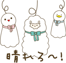 mofu mofu sheep sticker #15072012