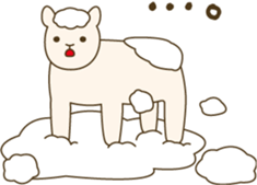 mofu mofu sheep sticker #15072018
