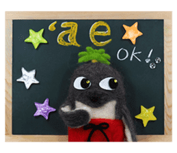 FUNNYBEGO & FRIENDS stuffed penguin 3 sticker #15072241