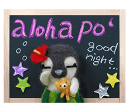 FUNNYBEGO & FRIENDS stuffed penguin 3 sticker #15072247